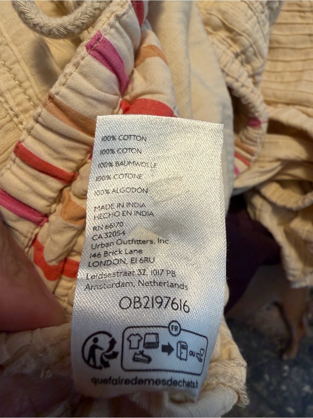 Free People Cream Wide Leg Drawstring Cargo Pants - Picture 9 of 14